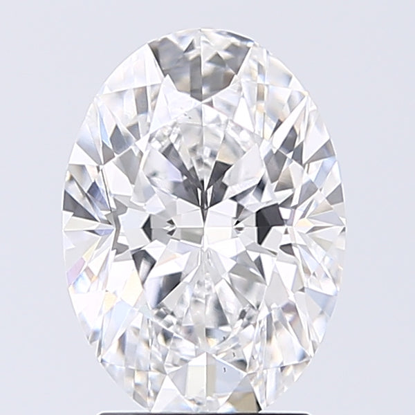 Lab-Grown 2.02 Carat Oval Shape Diamond color D Clarity VS2 With GIA Certificate, precious stones, engagement diamonds