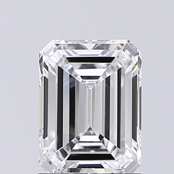 Lab-Grown 1.01 Carat Emerald Cut Diamond color D Clarity VVS2, precious stones, engagement diamonds