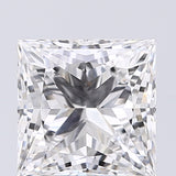 Lab-Grown 2.51 Carat Princess Cut Diamond color E Clarity VS2 With GIA Certificate, precious stones, engagement diamonds