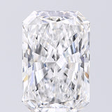 Lab-Grown 2.53 Carat Radiant Cut Diamond color D Clarity VVS2 With GIA Certificate, precious stones, engagement diamonds