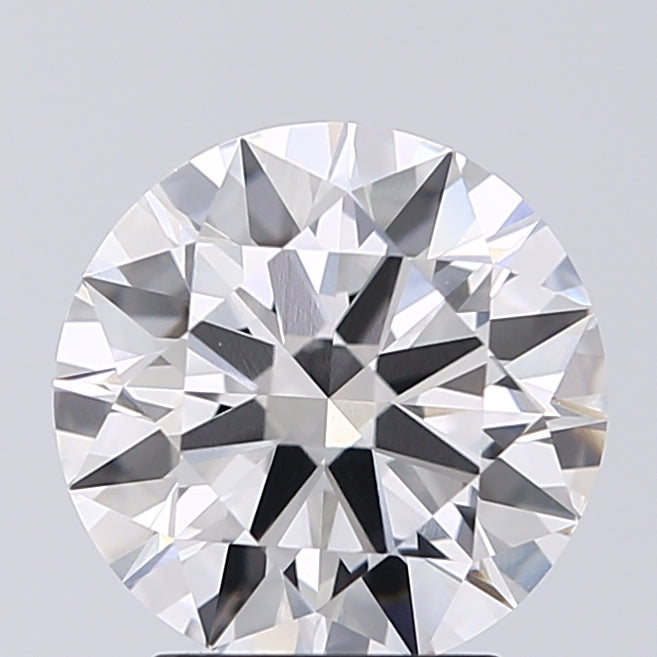 Lab-Grown 2.09 Carat Round Brilliant Diamond color E Clarity VVS2 With GIA Certificate, precious stones, engagement diamonds