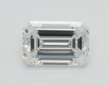 Lab-Grown 1.01 Carat Emerald Cut Diamond color D Clarity VS1, precious stones, engagement diamonds