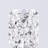 Lab-Grown 3.01 Carat Radiant Cut Diamond color D Clarity VS2, precious stones, engagement diamonds