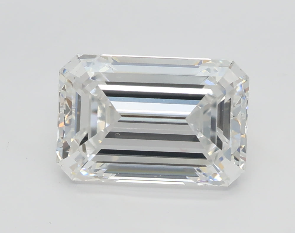 Lab-Grown 2.01 Carat Emerald Cut Diamond color E Clarity VS1 With GIA Certificate, precious stones, engagement diamonds