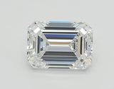 Lab-Grown 1.02 Carat Emerald Cut Diamond color D Clarity VVS2, precious stones, engagement diamonds