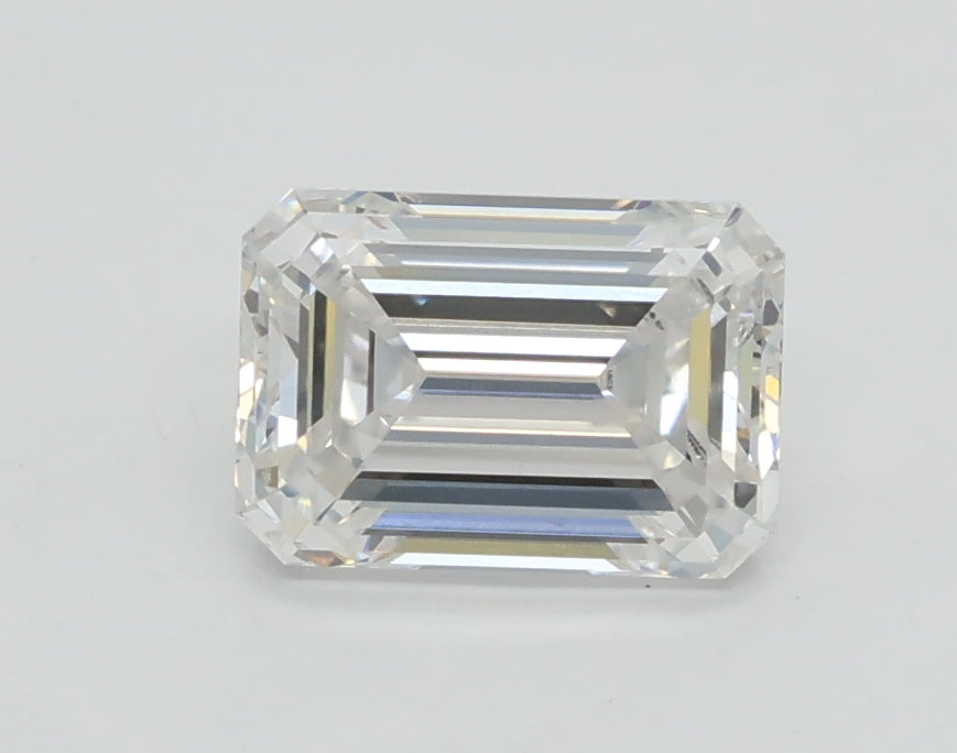 Lab-Grown 1.01 Carat Emerald Cut Diamond color E Clarity VVS1, precious stones, engagement diamonds