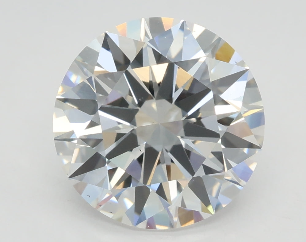 Lab-Grown 3.05 Carat Round Brilliant Diamond color E Clarity VS1 With GIA Certificate, precious stones, engagement diamonds
