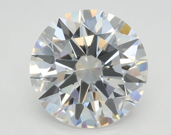 Lab-Grown 3.05 Carat Round Brilliant Diamond color E Clarity VS1 With GIA Certificate, precious stones, engagement diamonds