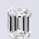 Lab-Grown 1.53 Carat Emerald Cut Diamond color D Clarity VS1, precious stones, engagement diamonds