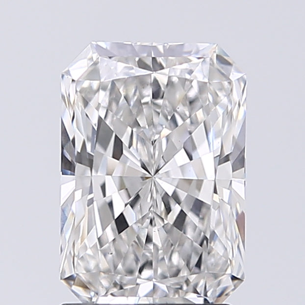 Lab-Grown 1.55 Carat Radiant Cut Diamond color F Clarity VS1, precious stones, engagement diamonds