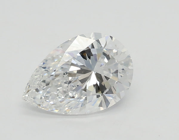 Lab-Grown 1.02 Carat Pear Shape Diamond color D Clarity VVS2, precious stones, engagement diamonds