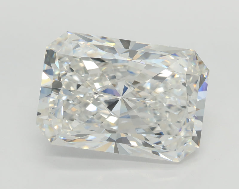 Lab-Grown 7.01 Carat Radiant Cut Diamond color F Clarity VS2 With GIA Certificate, precious stones, engagement diamonds