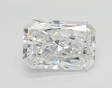 Lab-Grown 2.53 Carat Radiant Cut Diamond color D Clarity VVS2 With GIA Certificate, precious stones, engagement diamonds