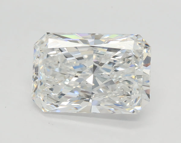 Lab-Grown 2.54 Carat Radiant Cut Diamond color E Clarity VVS2 With GIA Certificate, precious stones, engagement diamonds