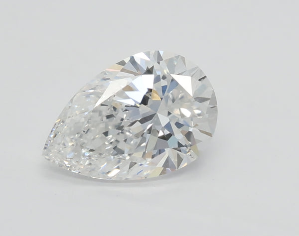 Lab-Grown 1.01 Carat Pear Shape Diamond color D Clarity VVS2, precious stones, engagement diamonds