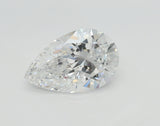 Lab-Grown 1.01 Carat Pear Shape Diamond color D Clarity VVS2, precious stones, engagement diamonds