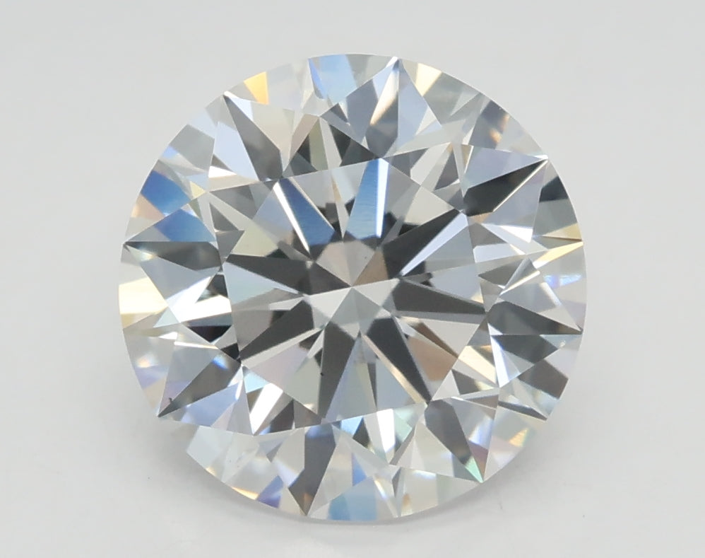 Lab-Grown 2.76 Carat Round Brilliant Diamond color E Clarity VS2 With GIA Certificate, precious stones, engagement diamonds