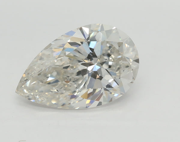 Lab-Grown 2.01 Carat Pear Shape Diamond color G Clarity VS1, precious stones, engagement diamonds