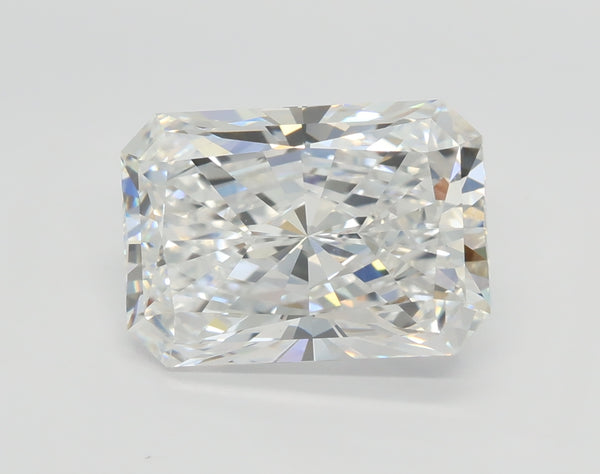 Lab-Grown 3.01 Carat Radiant Cut Diamond color D Clarity VVS2 With GIA Certificate, precious stones, engagement diamonds