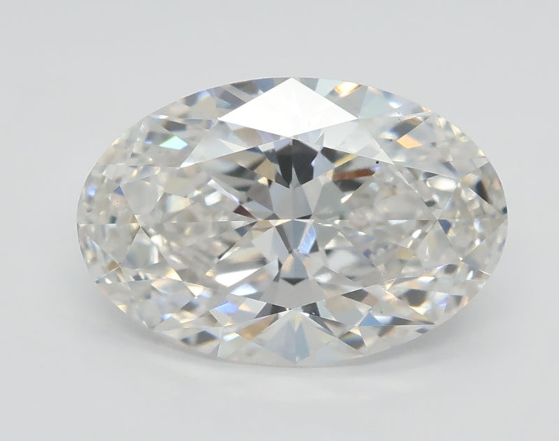 Lab-Grown 2.01 Carat Oval Shape Diamond color E Clarity VS2, precious stones, engagement diamonds