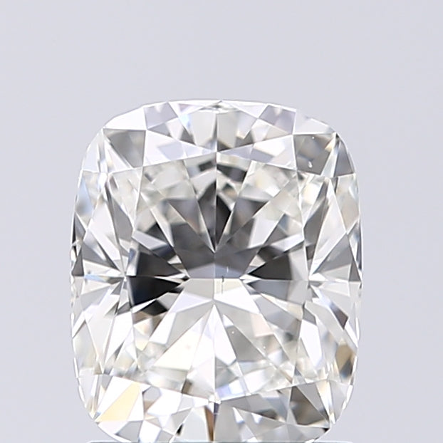 Lab-Grown 1.22 Carat Cushion Modified Brilliant Cut Diamond color H Clarity VS2 With GIA Certificate, precious stones, engagement diamonds