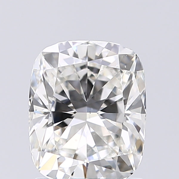 Lab-Grown 1.22 Carat Cushion Modified Brilliant Cut Diamond color H Clarity VS2 With GIA Certificate, precious stones, engagement diamonds