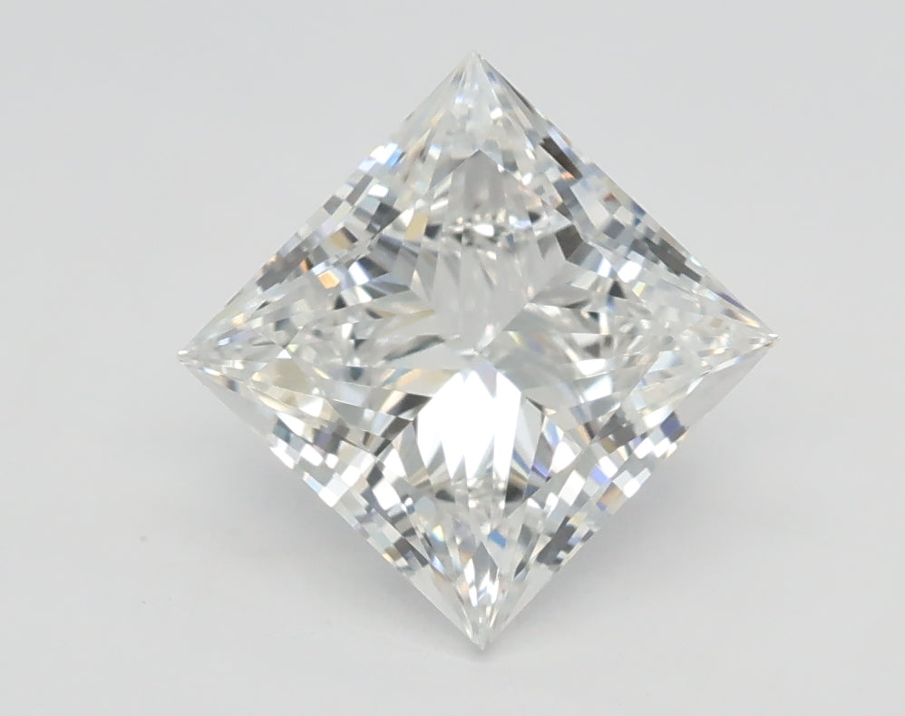 Lab-Grown 1.51 Carat Princess Cut Diamond color E Clarity VS1 With GIA Certificate, precious stones, engagement diamonds