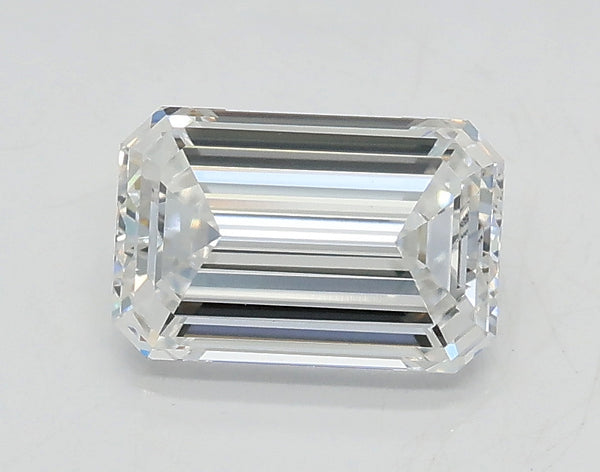 Lab-Grown 1.00 Carat Emerald Cut Diamond color D Clarity VVS2, precious stones, engagement diamonds