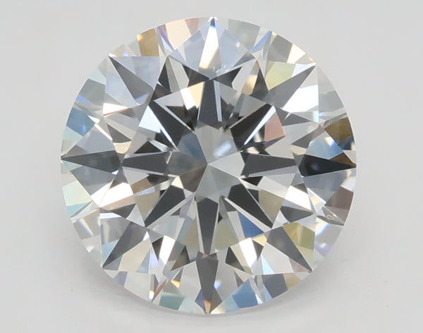 Lab-Grown 2.08 Carat Round Brilliant Diamond color E Clarity VVS2 With GIA Certificate, precious stones, engagement diamonds