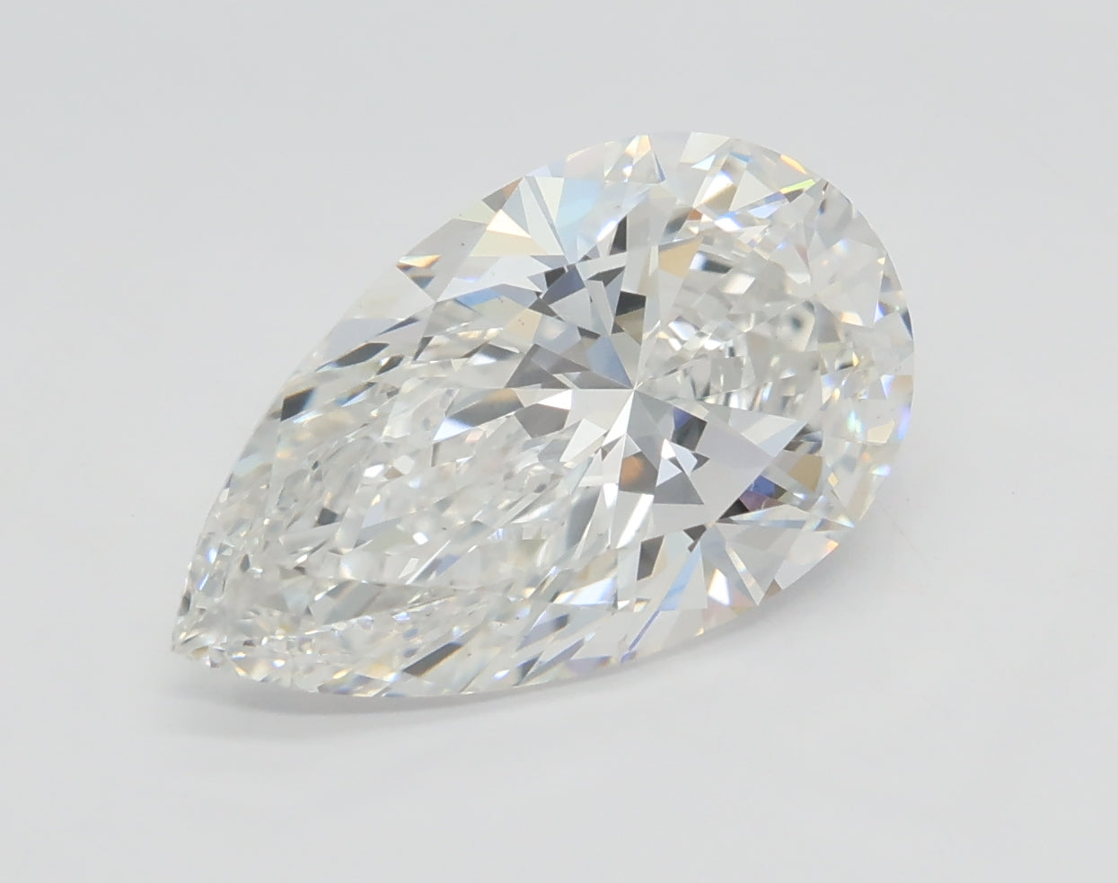 Lab-Grown 2.50 Carat Pear Shape Diamond color F Clarity VS1 With GIA Certificate, precious stones, engagement diamonds