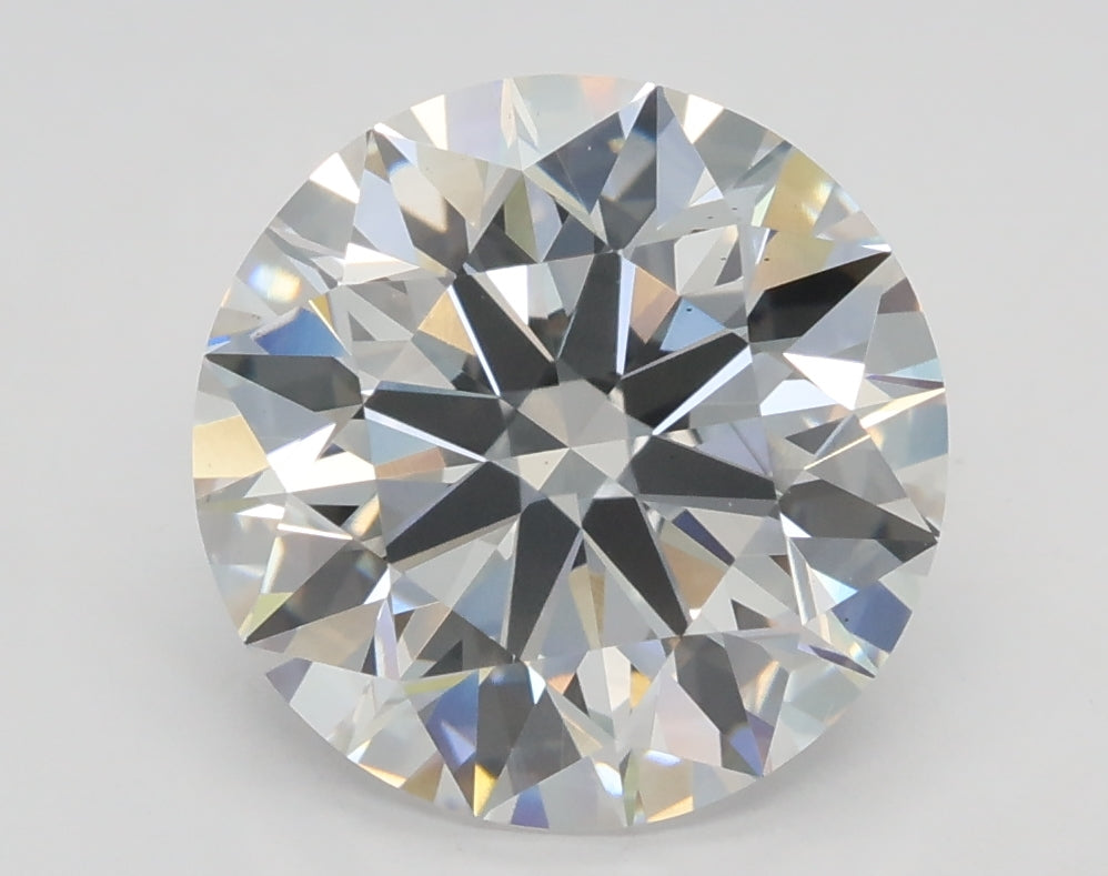 Lab-Grown 2.71 Carat Round Brilliant Diamond color E Clarity VS2 With GIA Certificate, precious stones, engagement diamonds