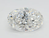 Lab-Grown 2.53 Carat Oval Shape Diamond color E Clarity VS1 With GIA Certificate, precious stones, engagement diamonds