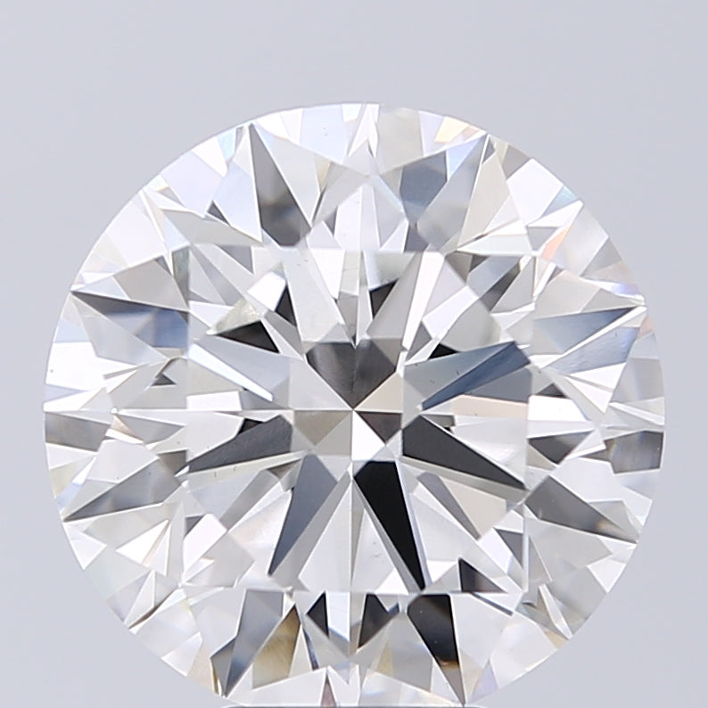 Lab-Grown 7.08 Carat Round Brilliant Diamond color F Clarity VS1, precious stones, engagement diamonds