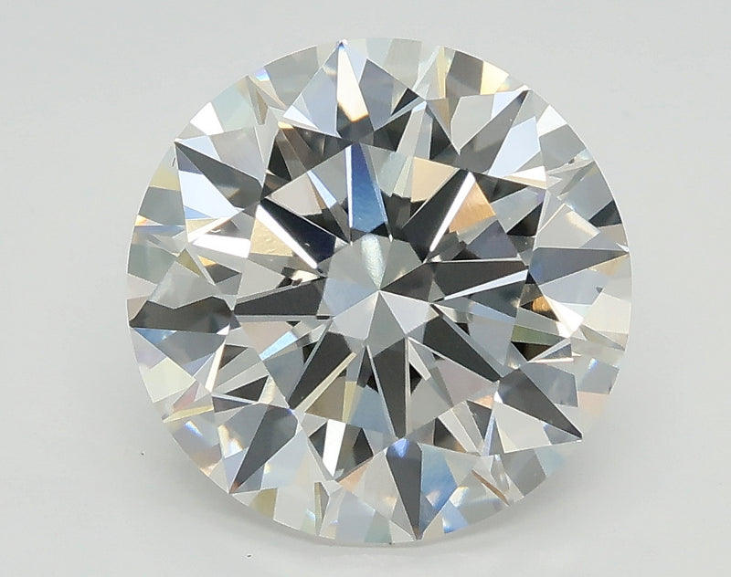 Lab-Grown 3.08 Carat Round Brilliant Diamond color G Clarity VS1, precious stones, engagement diamonds