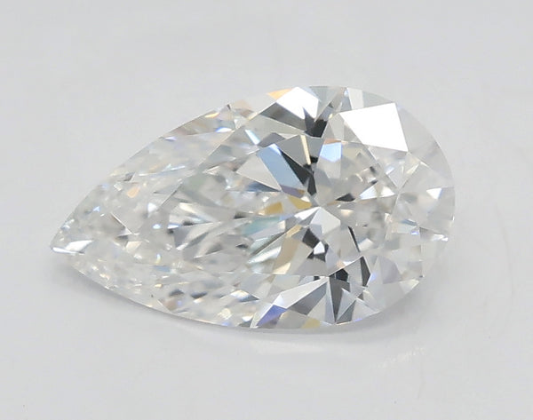 Lab-Grown 1.02 Carat Pear Shape Diamond color D Clarity VVS1 With GIA Certificate, precious stones, engagement diamonds