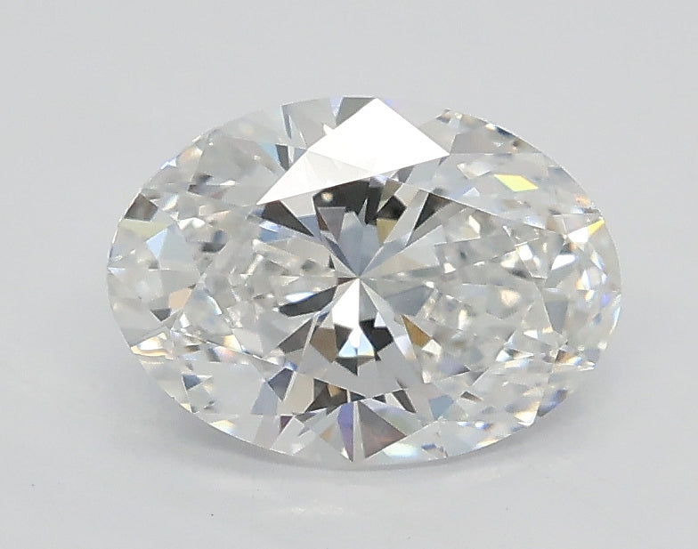 Lab-Grown 1.01 Carat Oval Shape Diamond color D Clarity VS1, precious stones, engagement diamonds