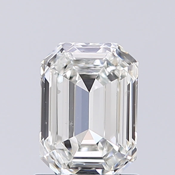 Lab-Grown 1.00 Carat Emerald Cut Diamond color I Clarity VS2 With GIA Certificate, precious stones, engagement diamonds