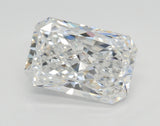 Lab-Grown 4.08 Carat Radiant Cut Diamond color D Clarity VVS2 With GIA Certificate, precious stones, engagement diamonds