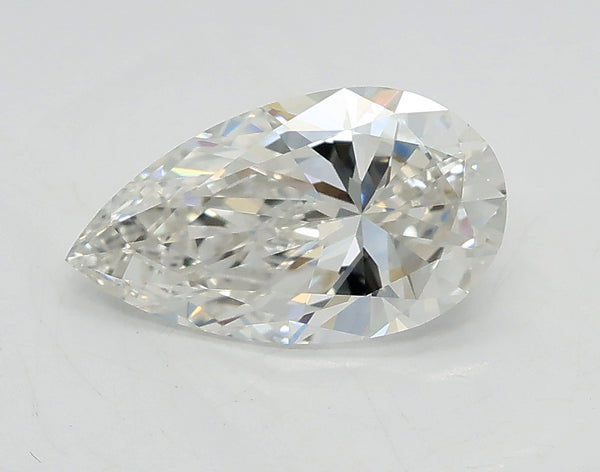 Lab-Grown 1.00 Carat Pear Shape Diamond color F Clarity VS1, precious stones, engagement diamonds