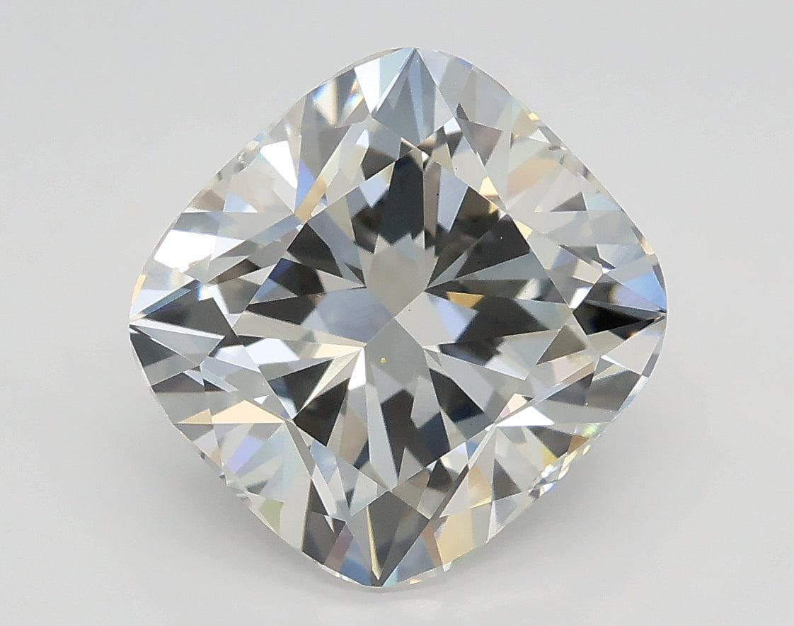 Lab-Grown 3.53 Carat Cushion Modified Brilliant Cut Diamond color G Clarity VS1, precious stones, engagement diamonds