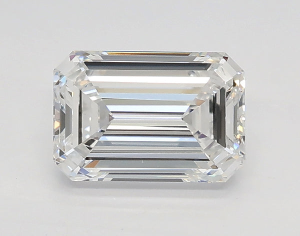 Lab-Grown 1.00 Carat Emerald Cut Diamond color D Clarity VVS2, precious stones, engagement diamonds