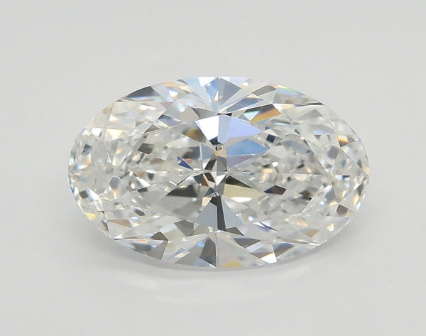 Lab-Grown 2.01 Carat Oval Shape Diamond color E Clarity VVS1 With GIA Certificate, precious stones, engagement diamonds