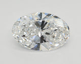 Lab-Grown 2.01 Carat Oval Shape Diamond color D Clarity VS1 With GIA Certificate, precious stones, engagement diamonds