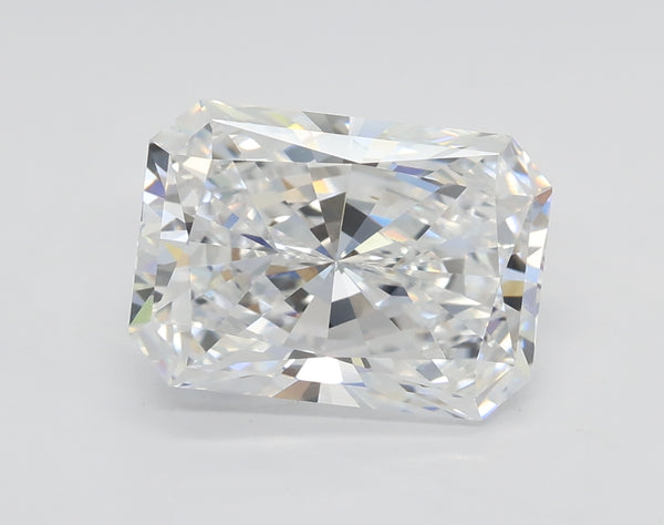 Lab-Grown 3.07 Carat Radiant Cut Diamond color D Clarity VS1 With GIA Certificate, precious stones, engagement diamonds