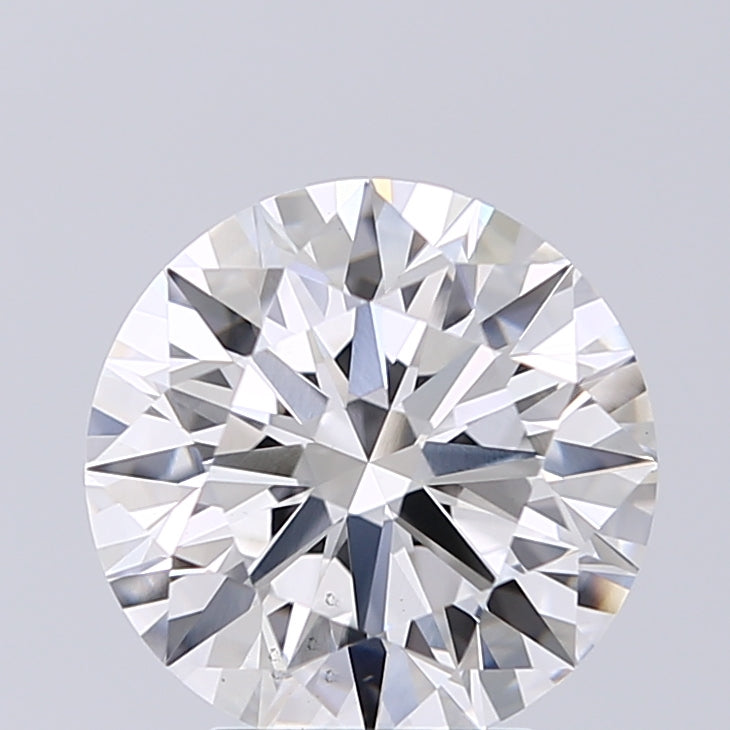 Lab-Grown 3.03 Carat Round Brilliant Diamond color E Clarity VS2 With GIA Certificate, precious stones, engagement diamonds
