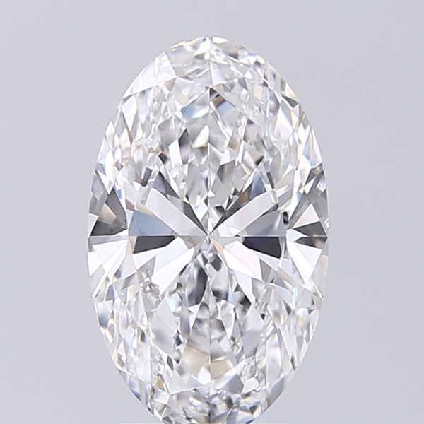 Lab-Grown 2.01 Carat Oval Shape Diamond color D Clarity SI1 With GIA Certificate, precious stones, engagement diamonds