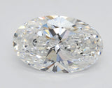 Lab-Grown 2.02 Carat Oval Shape Diamond color D Clarity VVS2 With GIA Certificate, precious stones, engagement diamonds