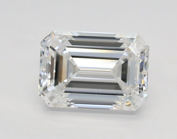 Lab-Grown 1.02 Carat Emerald Cut Diamond color D Clarity VVS2, precious stones, engagement diamonds