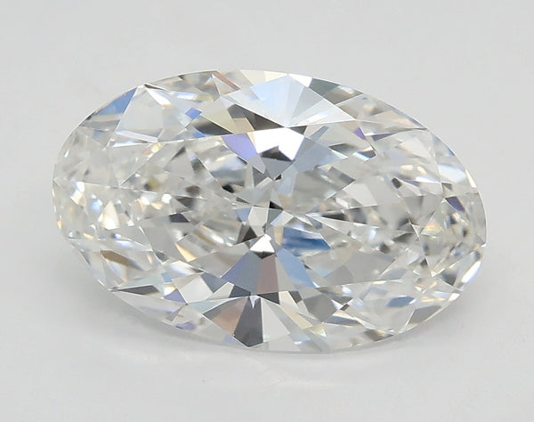 Lab-Grown 2.02 Carat Oval Shape Diamond color E Clarity VVS2 With GIA Certificate, precious stones, engagement diamonds