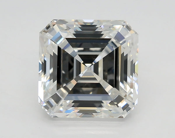 Lab-Grown 2.52 Carat Asscher Cut Diamond color F Clarity VS1 With GIA Certificate, precious stones, engagement diamonds